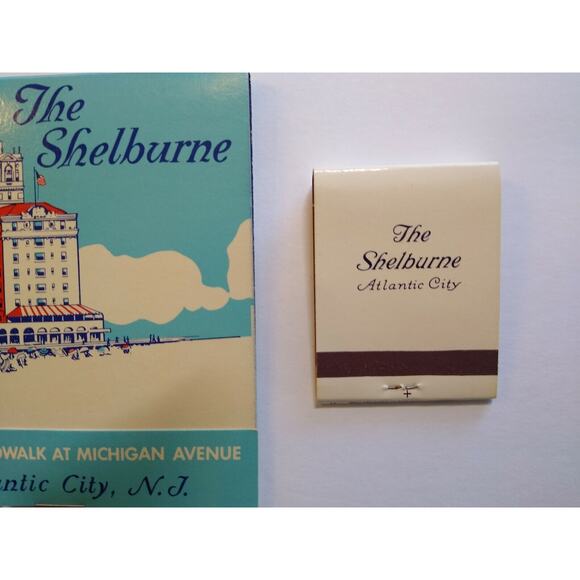 Hotel Shelburne Feature Matchbook Atlantic City Vintage NOS Unused 2 Full Packs - Picture 6 of 10